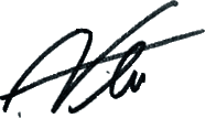 Signature Alain Vila